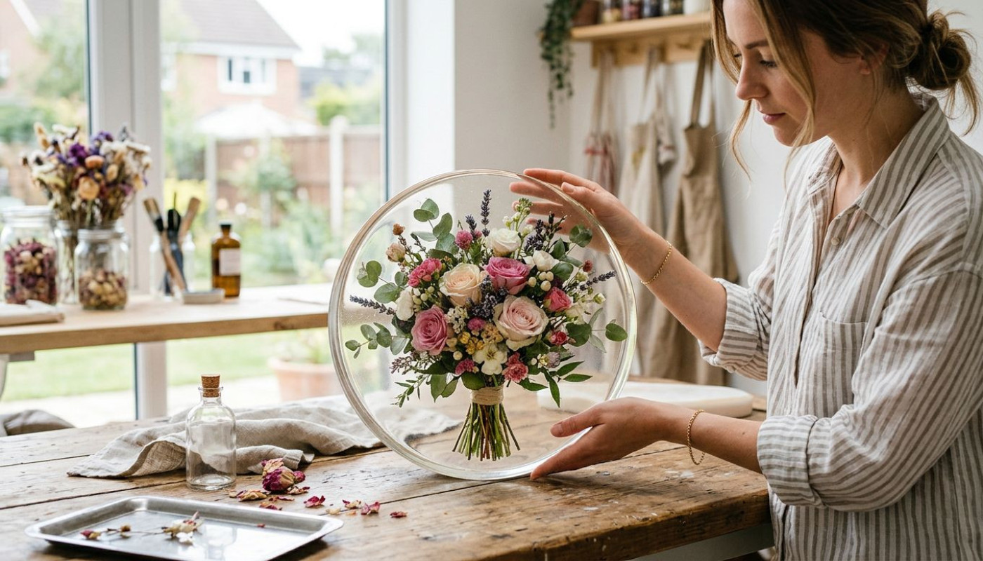 Comment la résine valorise-t-elle le bouquet traditionnel ?